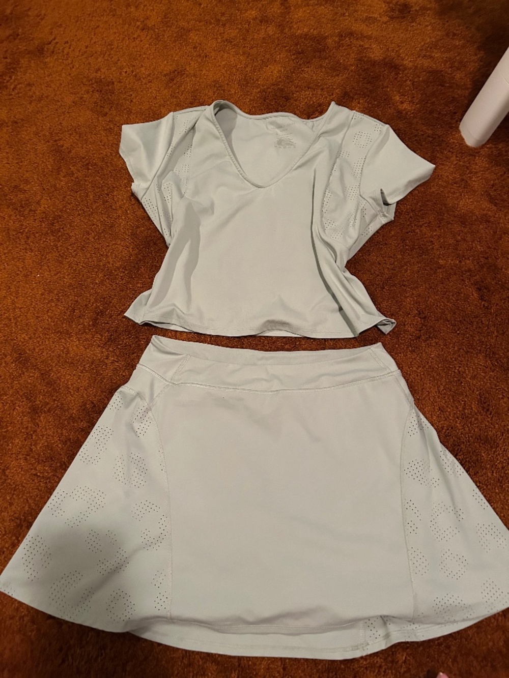 Gym set cropped and shorts